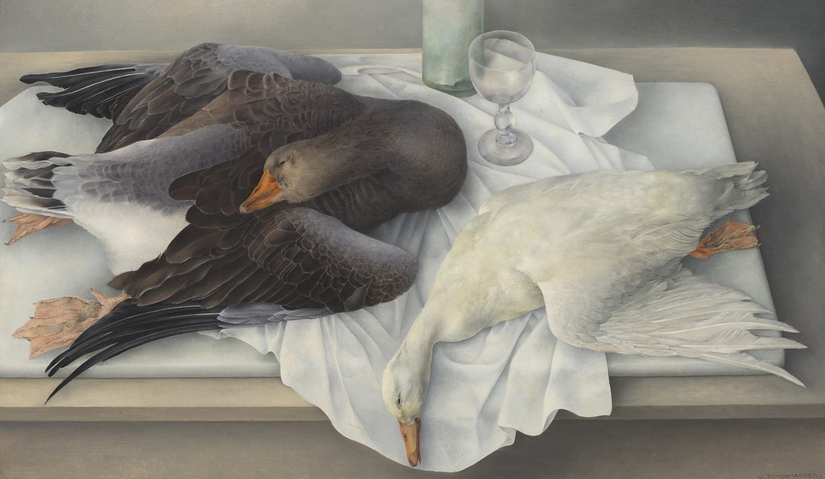 Wim Schumacher, Stilleven met gans en eend, 1934-1935, Collectie Museum MORE